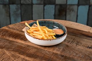 French fries & sauce