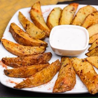 მექსიკური კარტოფილი და სოუსი