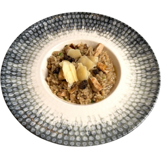 Ризото с фермерско пиле и бурата