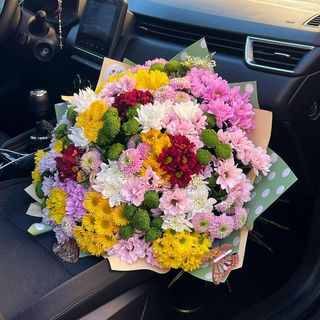 Buchet 49 fire crizantema mixta