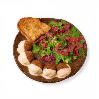 Falafel Casero con salsa Tahini