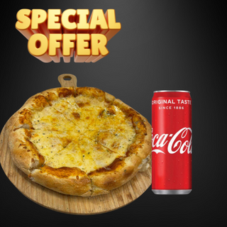 Pizza Margarita + Boisson