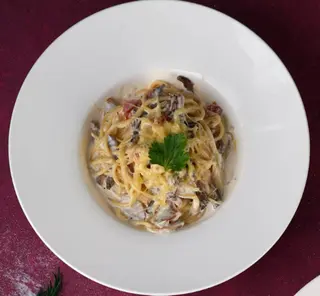 Паста с говядиной и грибами (500 гр.)