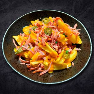 Loaded Cheddar fries 