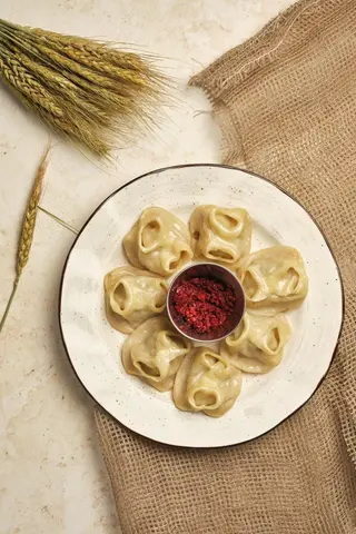 Манты с тыквой (7 шт.) (350 г)