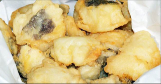 Marepanino baccala in tempura