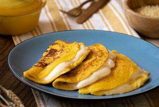 Cachapa Queijo e Chicharrón
