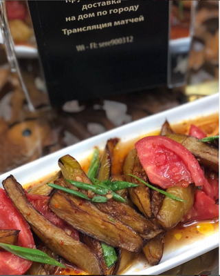 баклажаны с чесноком (250 гр.)