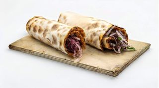Menu arrotolato kebab