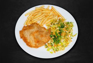 Pierś z kurczaka panierowana (porcja dziecięca)