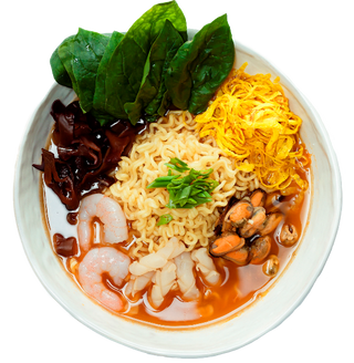 Рамен с морепродуктами