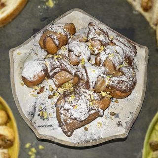 ANGIOLETTI CON NUTELLA E PISTACCHIO (2prs.)