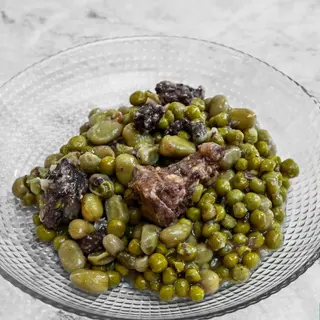 Faves i pèsols a la catalana
