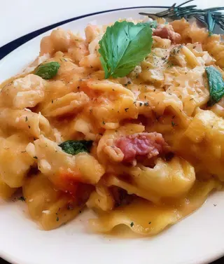 Pasta e patate con provola