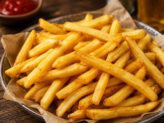 Porción de papas fritas grande