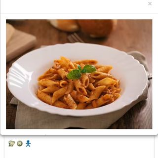 Primo: Fusilli al ragù 