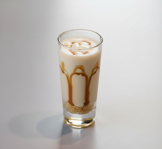 Карамельный молочный коктейль 