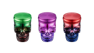 Młynek Metalowo-Akrylowy Champ High Skull Head