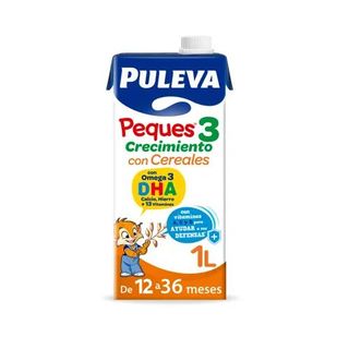 Leche de Continuación con Cereales Puleva Peques 3 1L.