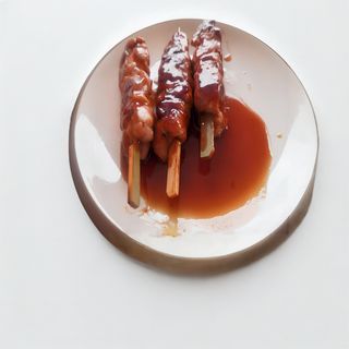yakitori de salmón (3 pzs.)