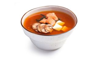 Мисо-суп с лососем