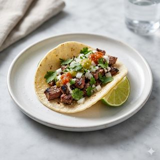 Taco Mexicano Con Patatas