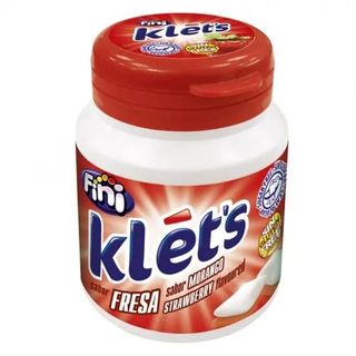 Chicles Sabor Fresa Kléts Fini sin Gluten 100 Gr.