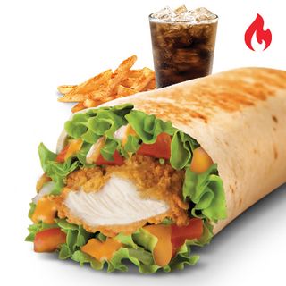 Menu Chicken Burrito