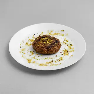 Polpetta di cavallo con Philadelphia e pistacchio piatto