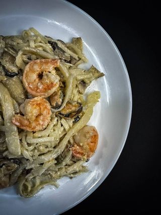 Удон з морепродуктами