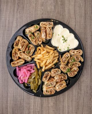 Plat shawarma arabi