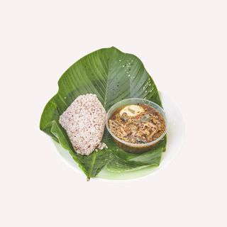2 Ofada Rice with Ofada Sauce