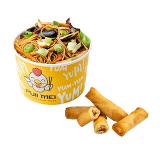 Meniu Noodles si Pachetele de primavara