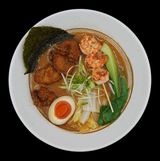 Spicy Kara Age Ebi Kushi Miso Ramen