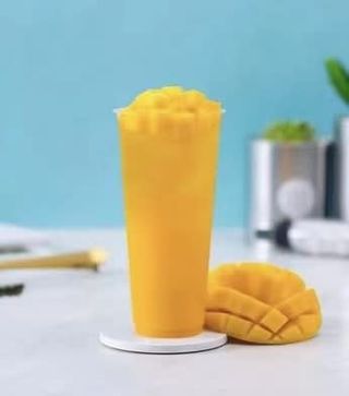 Bubble tea Al mango