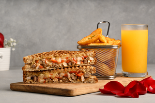 Cheesy Dou Melt + Small Juice