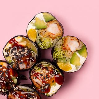 Рол без рису з хрусткою креветкою