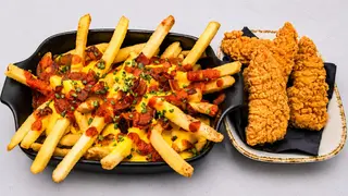 BBQ Bacon Loaded fries + Coca cola COMBO