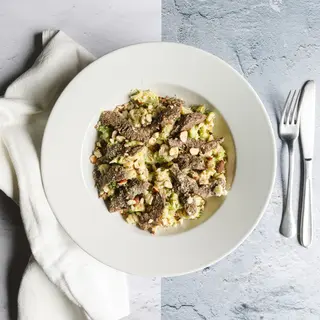 Biftek pasta