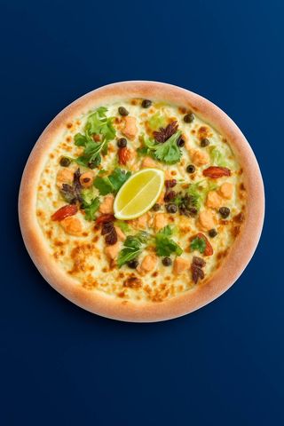 Pizza cu somon