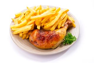 Frites Au Poulet