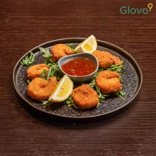 Creveți în panko și sos chili