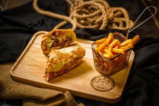 Cheeseburger tortilla