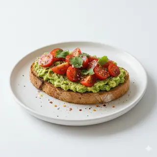 Tostada De Aguacate Y Tomate