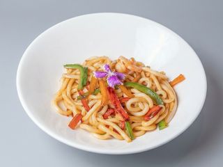 Udon con Gambas