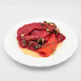 Печени чушки с чесън (200г)