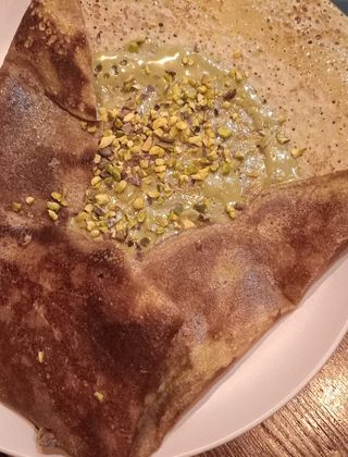 Crêpe con crema di pistacchio