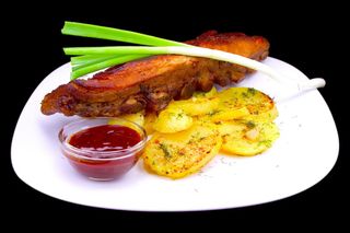 Свински ребра на BBQ (800г)