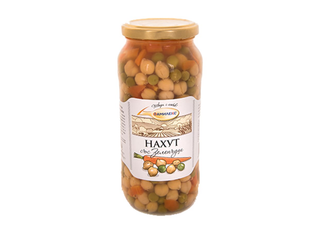 Нахут със зеленчуци буркан Фамилекс (540г)