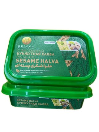 Кунжутная халва с фисташками